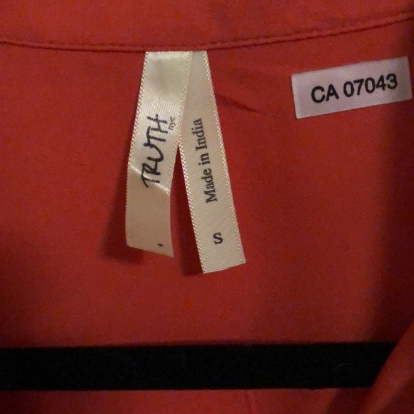 Orange sleeveless dress Small - Picture 2 of 2